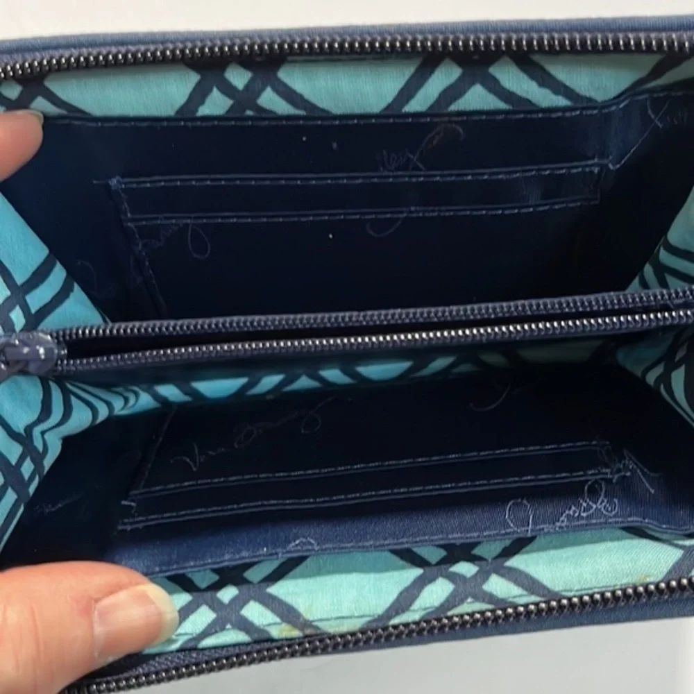 Vera Bradley Cuban Tiles Georgia Zip Wallet